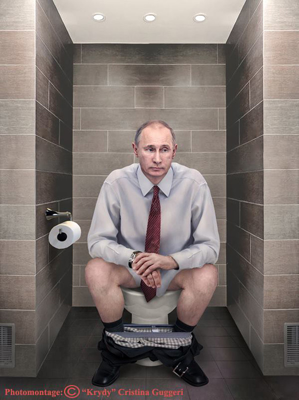 俄罗斯总统普京如厕照