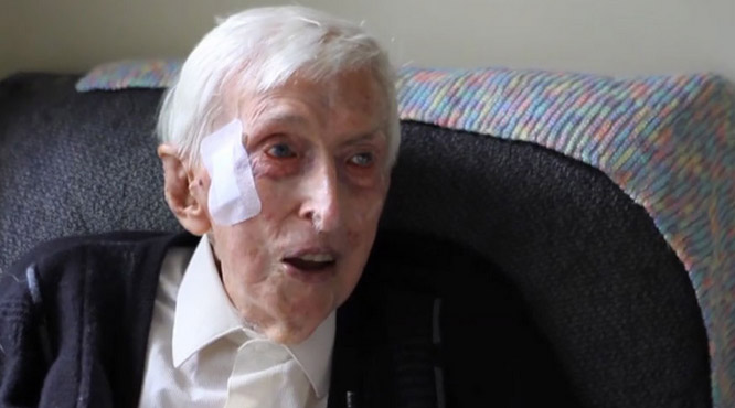澳大利亚109岁老人为受伤小企鹅编织毛衣
