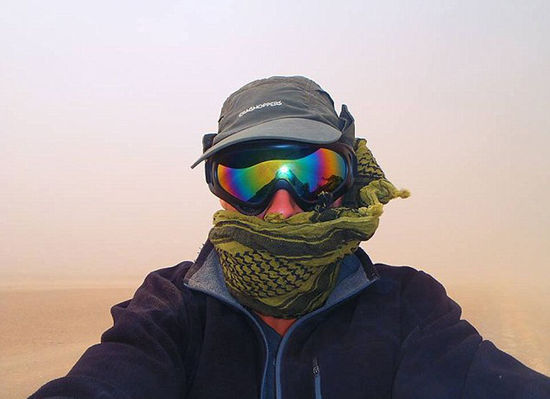 英24岁探险家独自徒步穿越蒙古国 最多一天走55公里-6