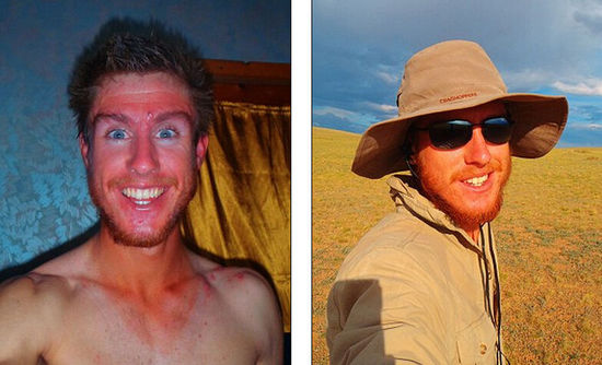 英24岁探险家独自徒步穿越蒙古国 最多一天走55公里-4