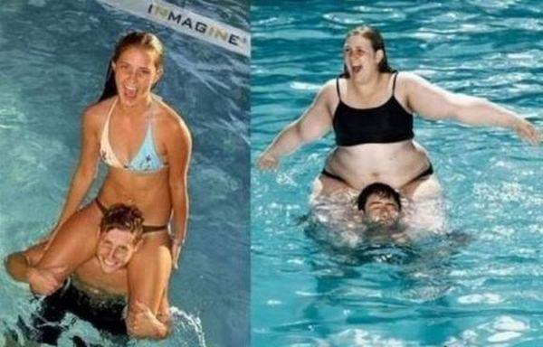 多么痛的领悟：这些图片告诉你什么叫做一胖毁所有！