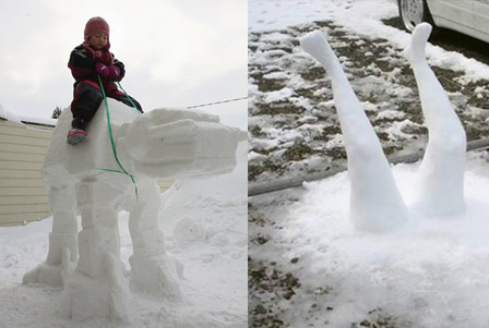 15+的人已经掌握了堆雪人艺术的精髓