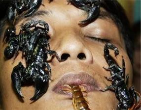 10大惊悚的人兽同居事件 泰国”猛男”与千只蜈蚣同居28天