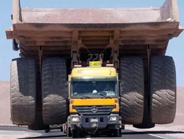 世界上最大的卡车：真正的汽车杀手秒杀一切运输工具