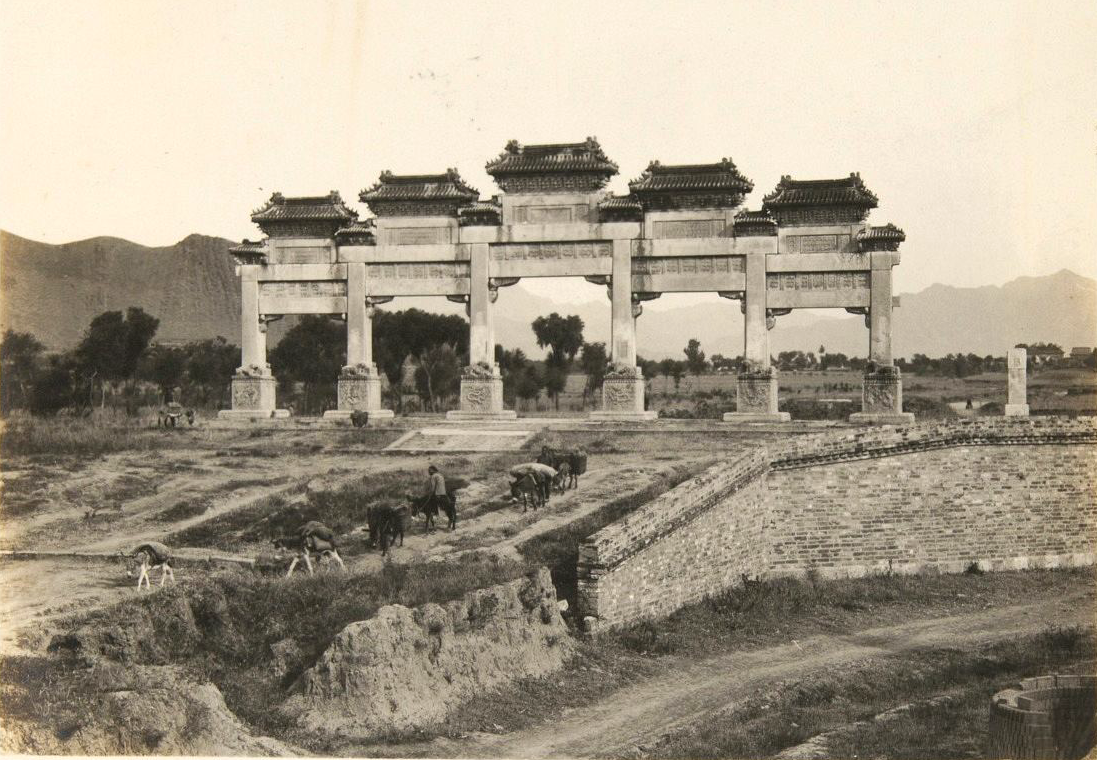 100年前北京昌平、十三陵、居庸关、小汤山老照片