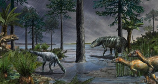 2.3亿年前地球下了一场200万年的雨 把恐龙送上王之宝座