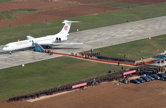 朝鲜领导人专机：伊尔-62